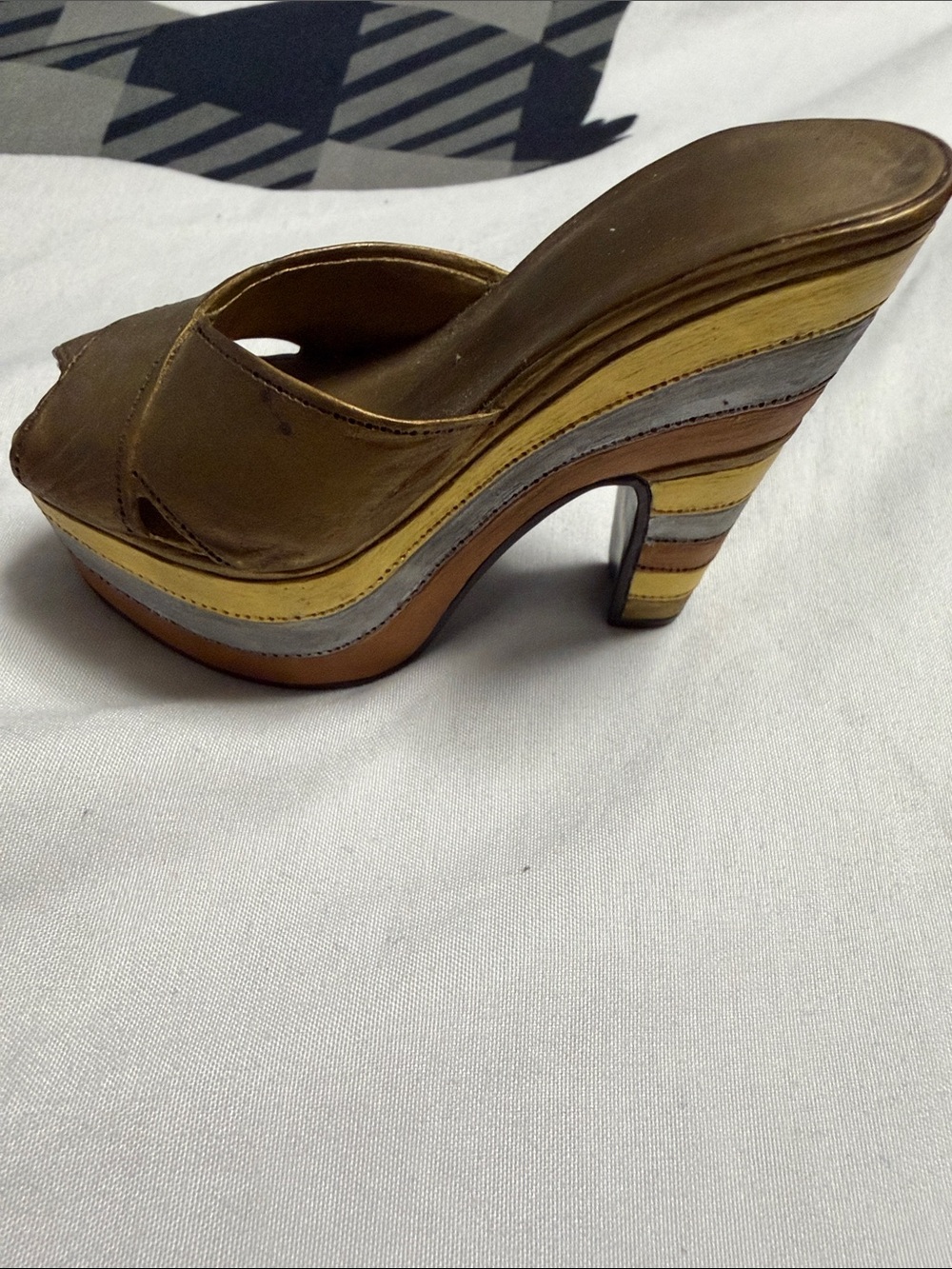 Just the Right Shoe ceramic high heel